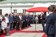 27.05.2019 Warszawa, Belweder. Dzień Samorządu Terytorialnego. Uwaga!!! Zdjecia pochodzace z oficjalnego serwisu fotograficznego Kancelarii Prezydenta RP moga byc wykorzystywane jedynie w celu ilustrowania materialow, dotyczacych dzialan Prezydenta RP. Jakakolwiek ingerencja w integralnosc zdjecia - w tym kadrowanie czy obrobka graficzna - jest niedozwolona. Wszelkie wykorzystywanie zdjec pochodzacych z oficjalnego serwisu fotograficznego Kancelarii Prezydenta RP w celach komercyjnych lub w materialach o charakterze politycznym jest zabronione.